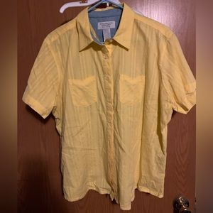 WRANGLER BLUES Short Sleeve Button Down. Size XL.  Like new condition